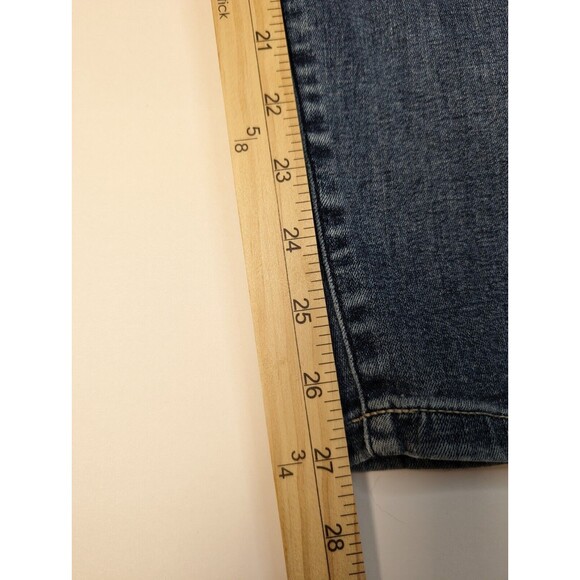 Torrid Feel The Fit Blue Super Soft Denim Jeggings Size 14R Zipper 3 Button Up - Picture 7 of 9